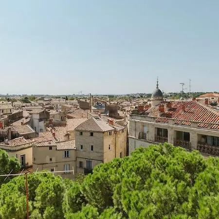 Le Nid Exotique - Vue Sur Les Toits Du Centre-ville Lejlighed Montpellier